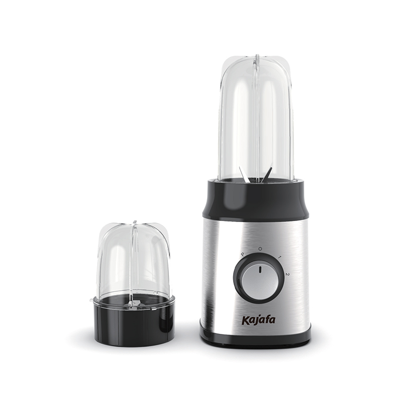 BL212AB 2-in-1-Mixer für Lebensmittel, 4 scharfe Edelstahlklingen mit 2 Geschwindigkeiten, Eiszerkleinerer, Mühle, Kaffee-/Gewürzmühle und Smoothie-Maker