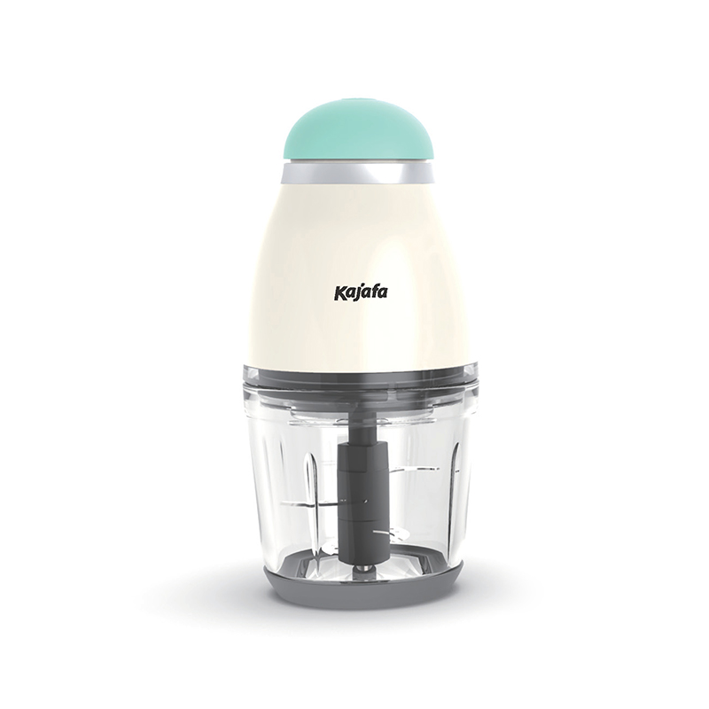 FP138E-G 500 ml Küchen-Mini-Lebensmittelzerkleinerer – elektrische Küchenmaschine, Gemüse- und Obstschneider, Zwiebelschneider, Würfelmaschine, mit transparenter Glasschüssel, Zwiebelschneider
