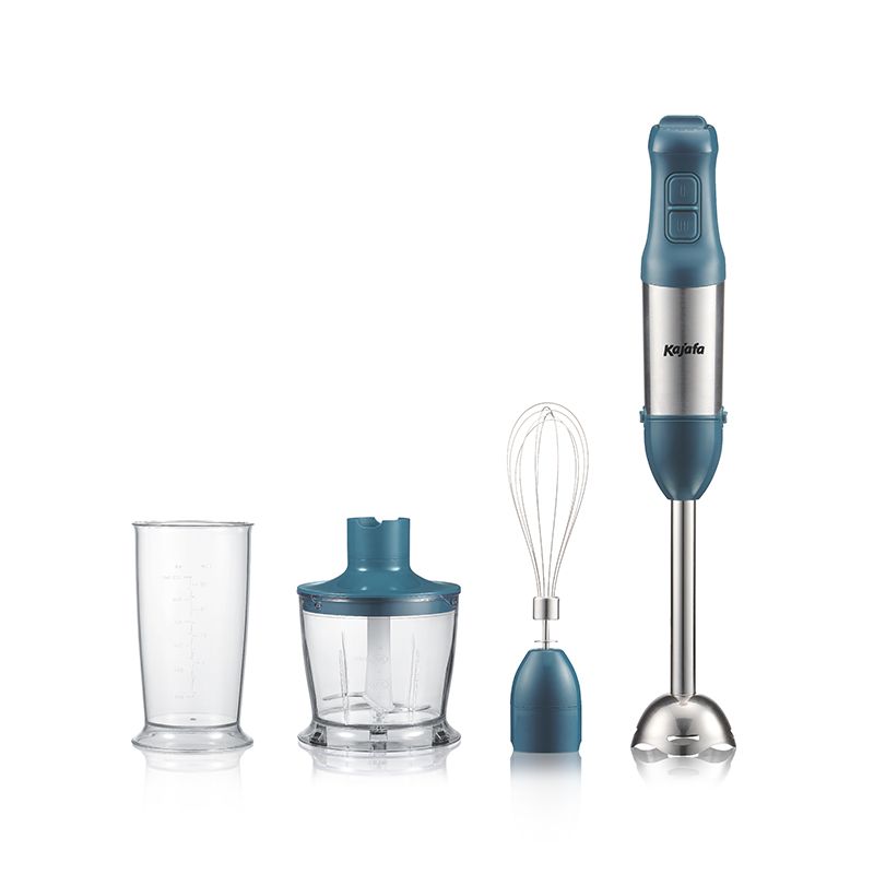 HB829BCE Stabmixer 4-in-1 Stabmixer, 8-Gang-Elektro-Schneebesen Handheld mit 500-ml-Küchenmaschine, 600-ml-Becher, Schneebesen für Babynahrung, Säfte, Saucen und Suppen 700 W