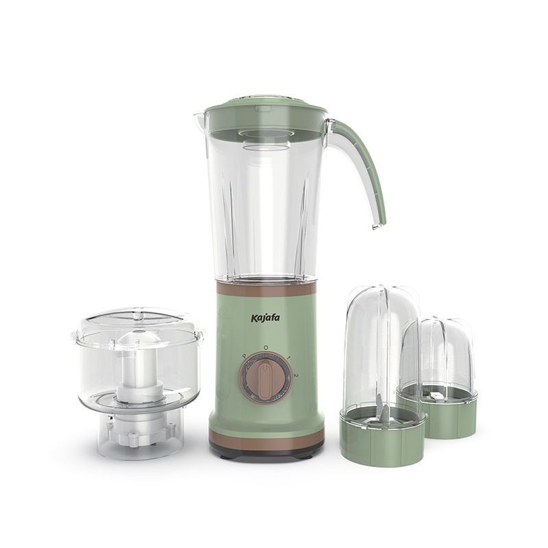 BL318ABCE-4IN1 Persönlicher 4-in-1-Tischmixer mit Krug, Smoothie-Mixer, Mixer mit Küchenmaschine und Mühle