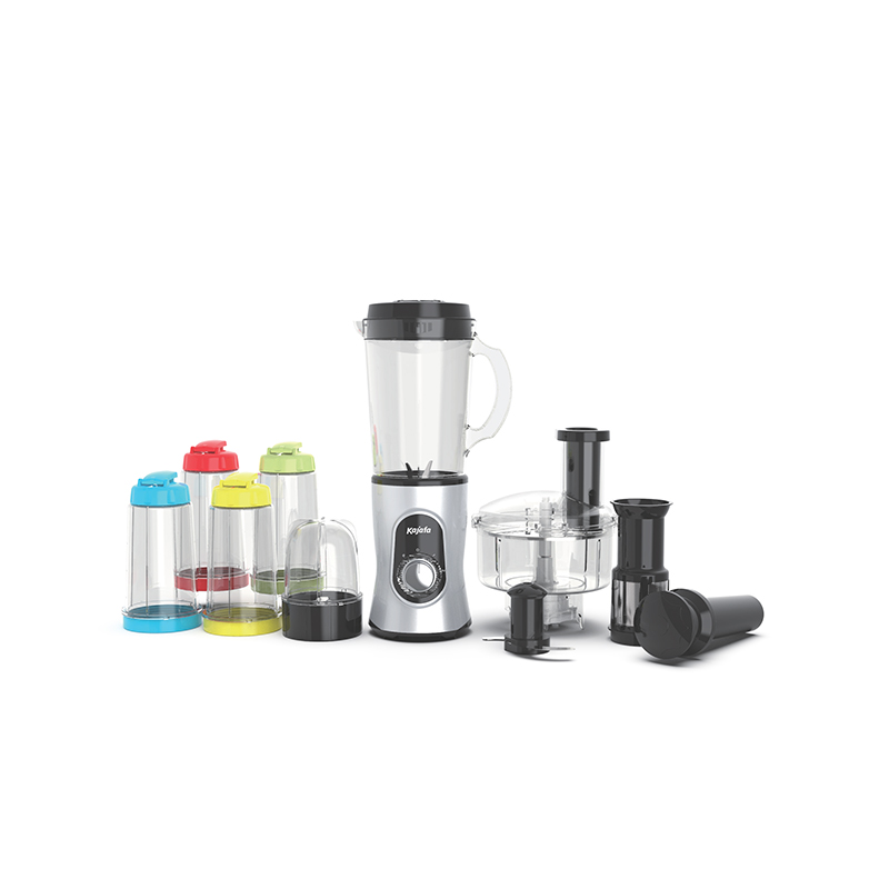 BL268ABCEF-21PCS Multifunktions-Protable-Mixer, Smoothie-Maker mit Küchenmaschine, Slicer, Shred & Grinder, Juicer Extractor Machine