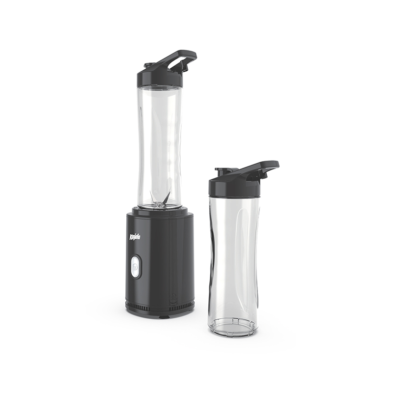 BL508B-P2 Persönlicher Mixer mit Technologie, leistungsstarker Smoothie-Maker, tragbarer Mini-Mixer mit 250 W für Shakes und Smoothies, kleiner Smoothie-Mixer für Einzelportionen mit BPA-freien 20-Unzen-Reiseflaschen