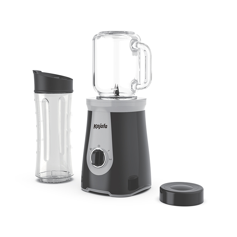 BL-358B-P3 Smoothie-Mixer mit scharfen Klingen, persönlicher Mini-Mixer für Shakes und Smoothies mit 2 einstellbaren Geschwindigkeiten, Mixer für die Küche mit Mixen, BPA-freier Reisebecher und 500 ml Mason Cup