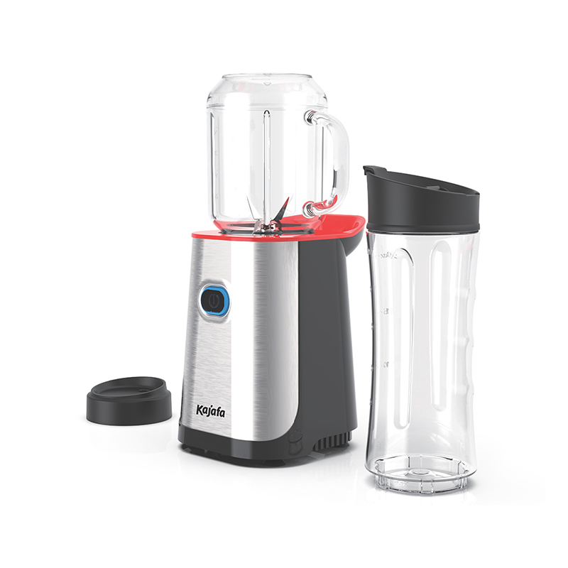 BL509B-P4 Smoothie-Mixer mit scharfen Klingen, persönlicher Mini-Mixer für Shakes und Smoothies, Mixer für die Küche mit Mixen, BPA-freier Reisebecher und 600 ml Mason Cup