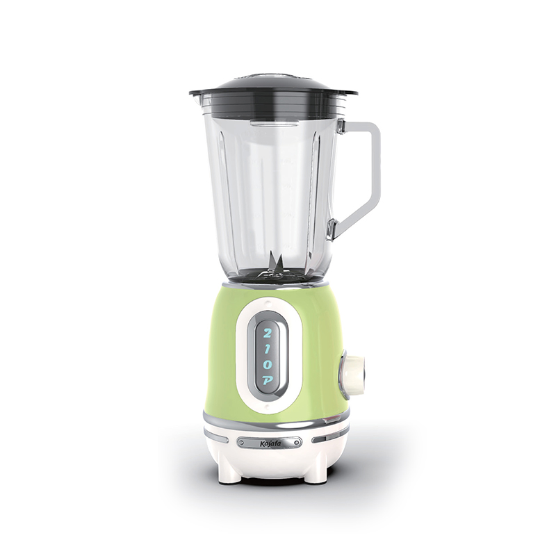 BL489B-G Retro-Lebensmittelmixer, Mixer für die Küche – Smoothie-Maker mit 1,0-l-Glaskrug – Mixer für Milchshake, Suppe, Obst, Saft und Smoothies