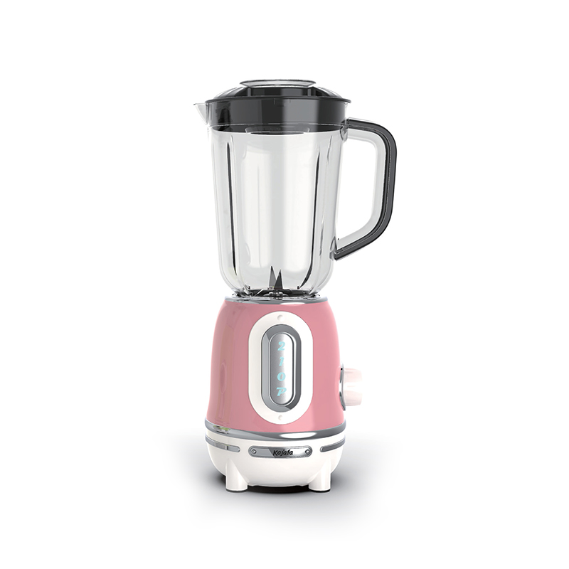 BL489B-P Blender Smoothie Maker, 1,0 l professioneller Standmixer mit Krug, 2 einstellbare Geschwindigkeiten und Impulsfunktion, für Smoothie, Milchshake, Fruchtsaft und Eiscrush