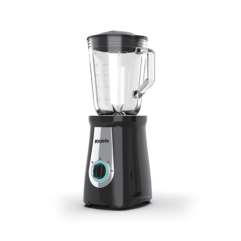 BL-358B-G Elektro-Mixer, Smoothie-Maker, Standmixer, Edelstahlklingen, 2 Geschwindigkeitsregler mit Impulsfunktion, 1,0-l-Glasbehälter