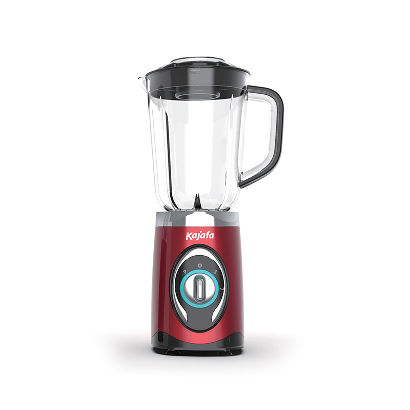 BL-369B-P Blender Smoothie Maker, 1,0 l professioneller Standmixer mit Krug, 2 einstellbare Geschwindigkeiten und Impulsfunktion, für Smoothie, Milchshake, Fruchtsaft und Eiscrush