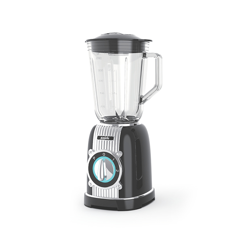 BL486B-G 2 Geschwindigkeiten im Retro-Stil mit Pulssteuerung, mit 1000-ml-Glasmischbehälter und Edelstahlklinge, Standmixer, Hochleistungs-Personal-Mixer