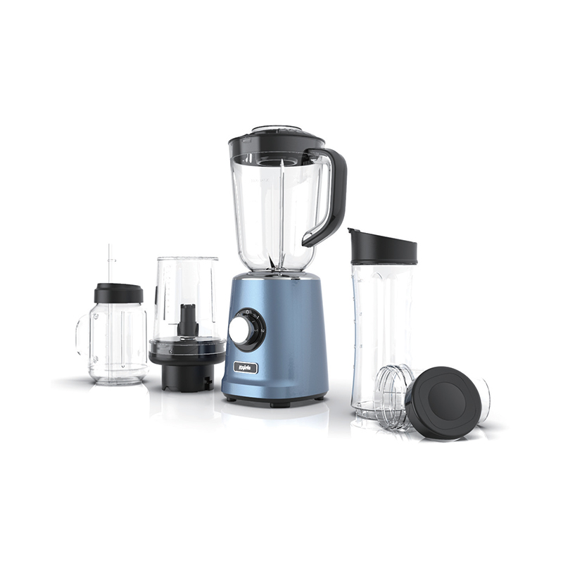 BL565ABE-P Standmixer, multifunktionaler 1,0-Liter-Hochgeschwindigkeits-Smoothie-Maker und Eisbrecher, mit tragbarem 600-ml-Mini-Mixer und Küchenmaschine für Entsafter