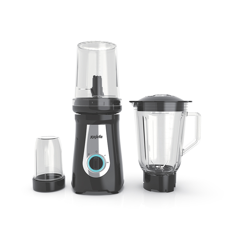BL-358ABE-G Blender Smoothie Maker, 3-in-1-Hochgeschwindigkeitsmixer mit 1,0-l-Glaskanne, multifunktionale Küchenmaschine und Mühle für gefrorenes Obst, Gemüse und Kaffeebohnen