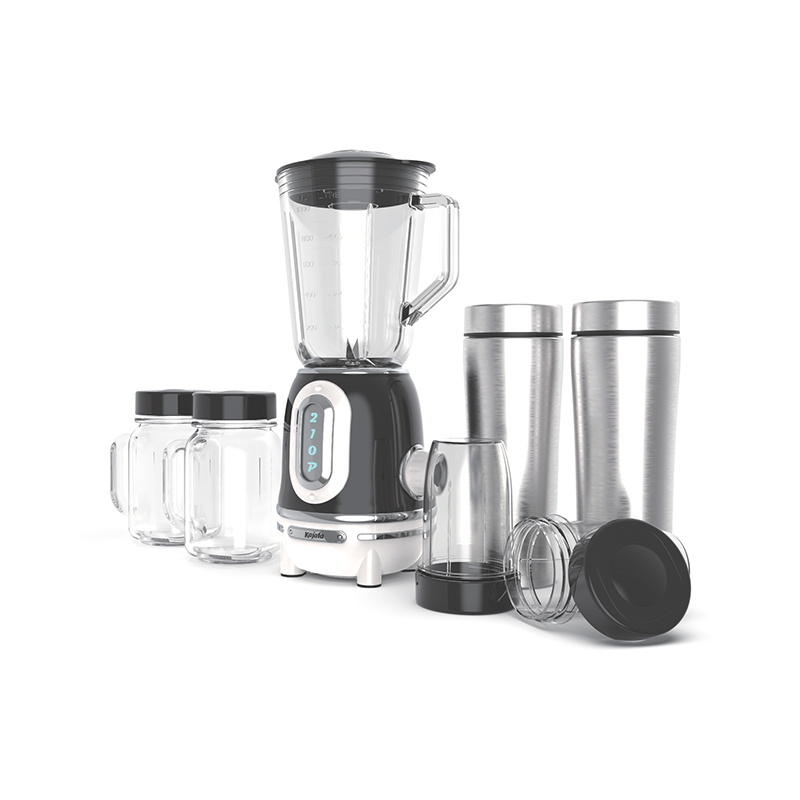 BL489AB-G Mini-Mixer Smoothie-Maker, Smoothie-Mixer für Haus und Küche mit mehreren Mischflaschen