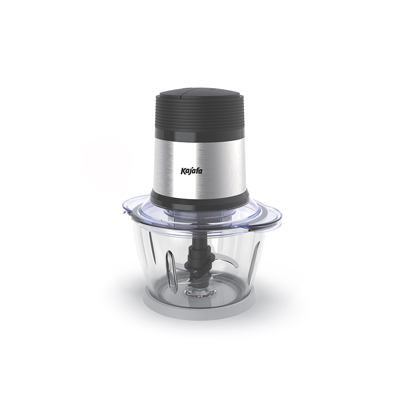 FP125G Mini-Zerkleinerer für Küchenmaschinen – leistungsstarker 400-W-Mixer für Obst und Gemüse, Babynahrung, Pürees, Pasten und Lebensmittelzubereitung, dicke Glasschüssel, One-Touch-Bedienung